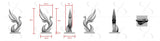 PREMIER Stainless Steel Sculpture with Phoenix Bird Design PSSS-298 —— Custom Link for Kirk Anderson