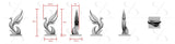 PREMIER Stainless Steel Sculpture with Phoenix Bird Design PSSS-298 —— Custom Link for Kirk Anderson