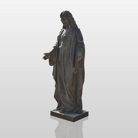 PREMIER Religious Jesus Bronze Sculpture for Church, Chapel, Hospital, or Private Devotion Space PSB-088-Bronze Sculpture-PREMIER SCULPTURE