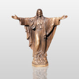 Jesus Bronze Statue Religious Sculpture