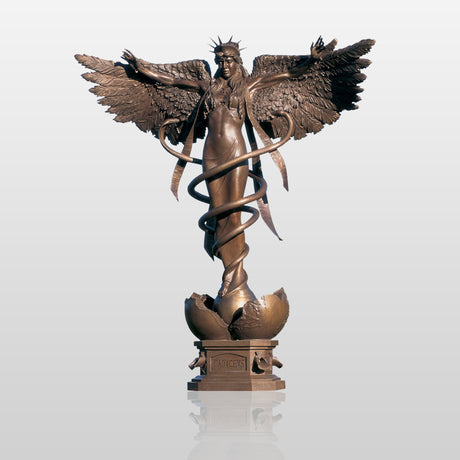 Angel of Healing Caduceus Monumental