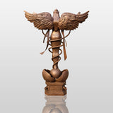 PREMIER Angel of Healing Caduceus Monumental Custom Bronze Sculpture PSB-015-Bronze Sculpture-PREMIER SCULPTURE