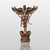 PREMIER Angel of Healing Caduceus Monumental Custom Bronze Sculpture PSB-015-Bronze Sculpture-PREMIER SCULPTURE
