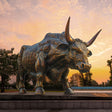 Bronze Bull Large Metal Sculpture