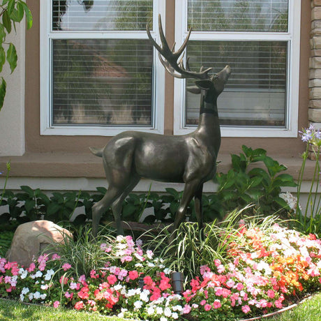 Fawn Bronze Sculpture