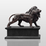 PREMIER Bronze Lion Statue Grand Guardian Sculptures for Estate Entrances PSB-065-Bronze Sculpture-PREMIER SCULPTURE