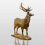 PREMIER Large Garden Sculpture Custom Bronze Elk Lawn Statue PSB-033-Bronze Sculpture-PREMIER SCULPTURE
