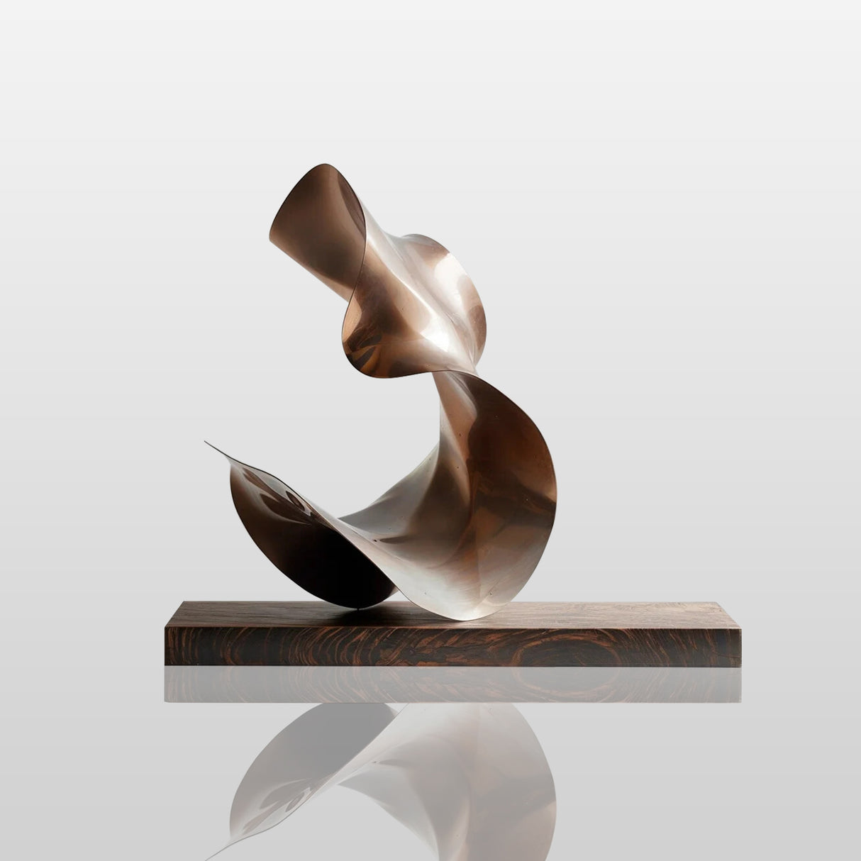 The "Serenade of Curves" bronze art statue