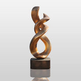 PREMIER Spiral Harmony Sculpture for Garden or Entryway Bronze Abstract Sculpture PSB-066-Bronze Sculpture-PREMIER SCULPTURE