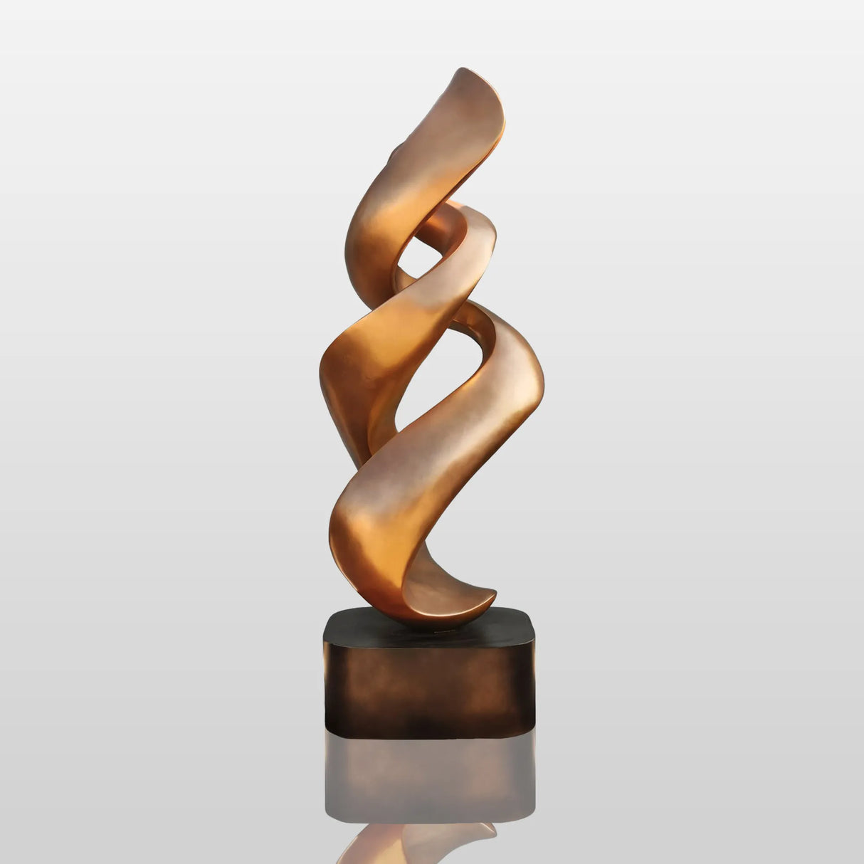 PREMIER Spiral Harmony Sculpture for Garden or Entryway Bronze Abstract Sculpture PSB-066-Bronze Sculpture-PREMIER SCULPTURE