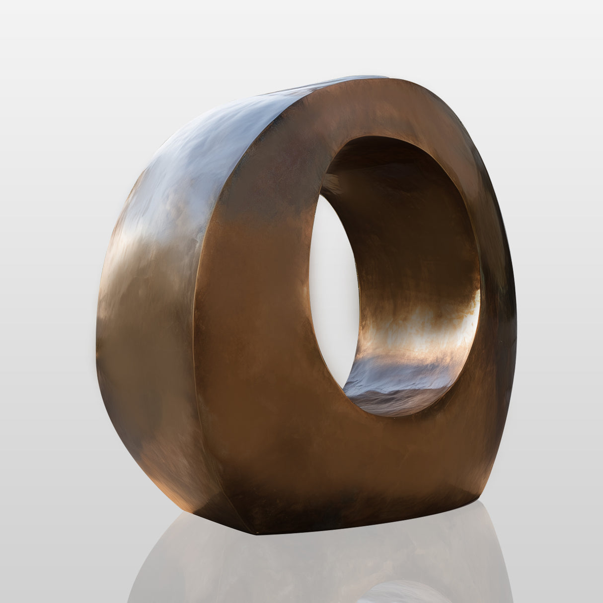 PREMIER Bronze Circular Sculpture Bronze Ring Art for Luxury Outdoor Settings PSB-079-Bronze Sculpture-PREMIER SCULPTURE