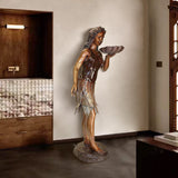 Leaf Maiden Statue for Garden&Floor