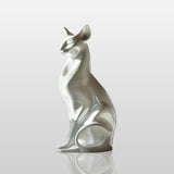 Abstract Cat Sculpture