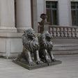 Fiberglass Lion Sculpture