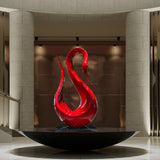 Red Snake Sculpture 