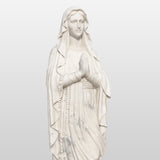 PREMIER Marble Virgin Mary Statue Madonna of Grace for Churches, Chapels, and Sacred Interiors PSM-064-Marble sculpture-PREMIER SCULPTURE