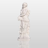 PREMIER Life-size Marble Statue for Garden Greek Lady with Bottle Custom Sculpture PSM-009-Marble sculpture-PREMIER SCULPTURE