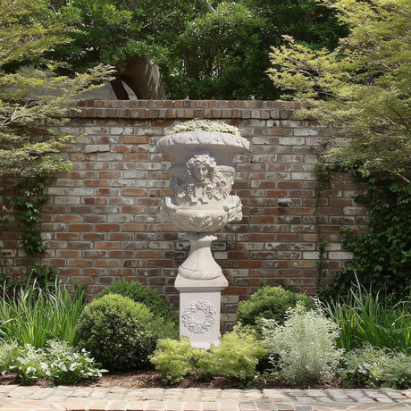 PREMIER Marble Flowerpot Sculpture Classical Garden Urn for Luxury Landscaping PSM-047-Marble sculpture-PREMIER SCULPTURE