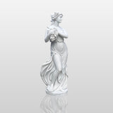 Harvest Maiden Marble Statue Classical  Sculpture for Outdoor&Indoor