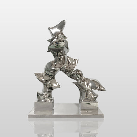 PREMIER Abstract Stainless Steel Sculpture Modern Indoor & Outdoor Mirror Polished Art for Public Spaces PSSS-091-Stainless Steel Sculpture-PREMIER SCULPTURE