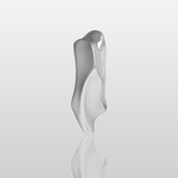 Curved Contemporary Outdoor Stainless Steel Sculpture
