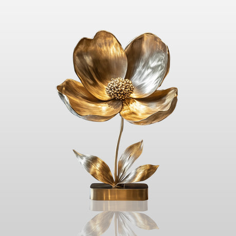 Elegant Flower Contemporary Art Sculpture