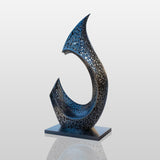 PREMIER Hollow Drop Sculpture Modern Stainless Steel Sculpture for Luxury Outdoor Spaces PSSS-101-Stainless Steel Sculpture-PREMIER SCULPTURE