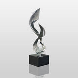 PREMIER Minimalist Sculpture Premium Stainless Steel Abstract Sculpture for Modern Space PSSS-055-Stainless Steel Sculpture-PREMIER SCULPTURE
