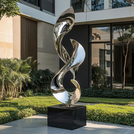  Minimalist Sculpture Premium Stainless Steel Abstract Sculpture 