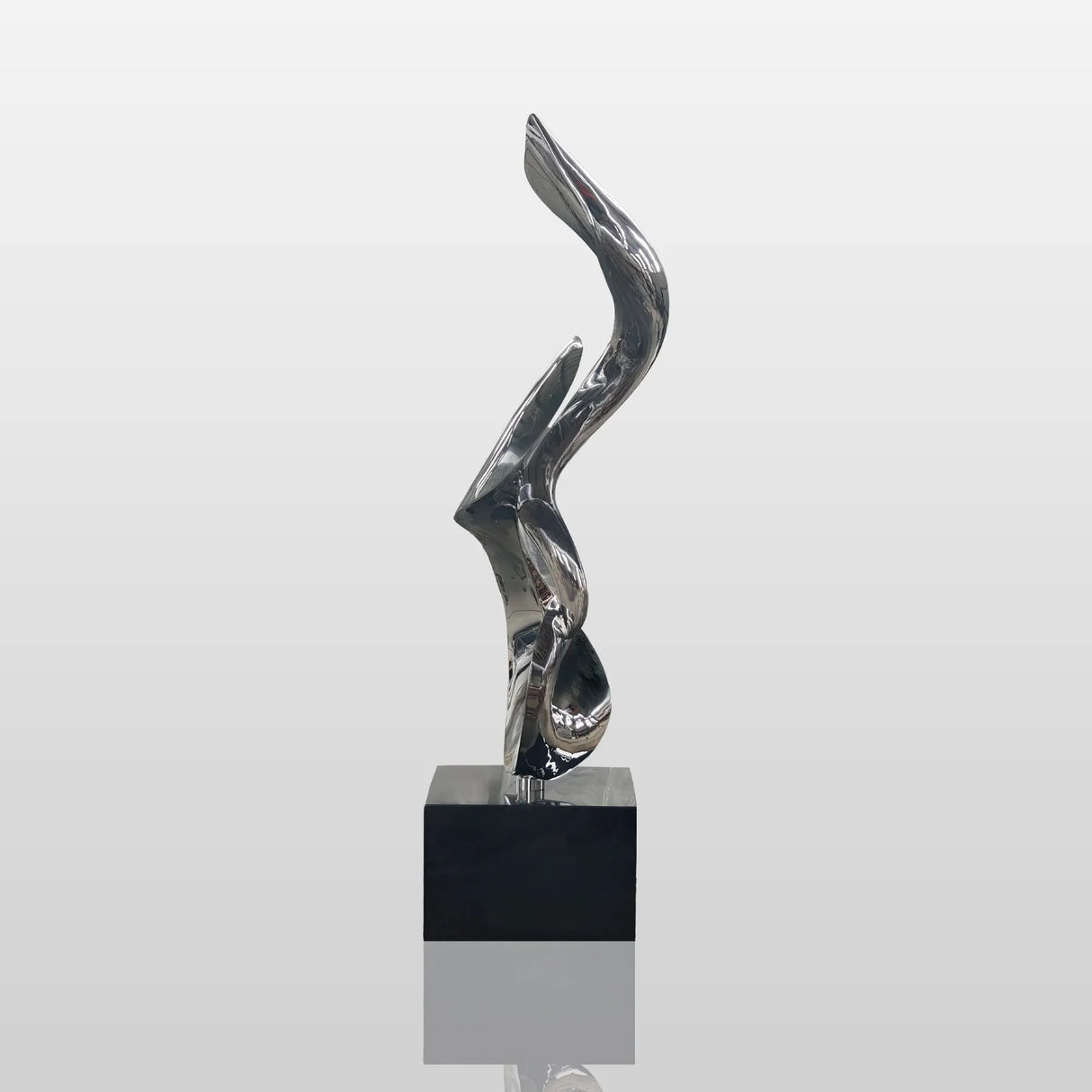 PREMIER Minimalist Sculpture Premium Stainless Steel Abstract Sculpture for Modern Space PSSS-055-Stainless Steel Sculpture-PREMIER SCULPTURE
