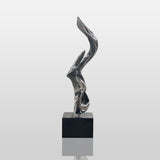 PREMIER Minimalist Sculpture Premium Stainless Steel Abstract Sculpture for Modern Space PSSS-055-Stainless Steel Sculpture-PREMIER SCULPTURE