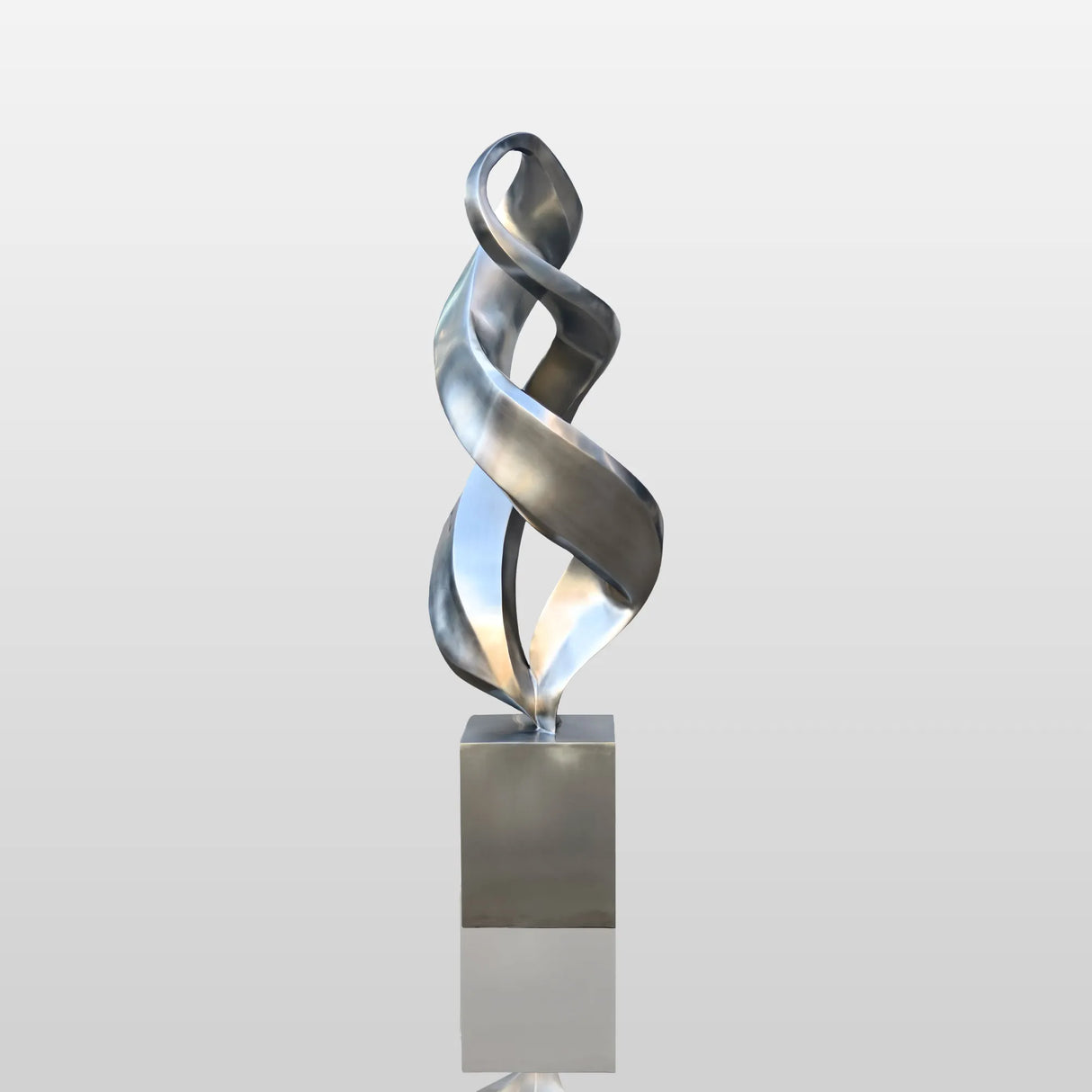 PREMIER Contemporary Stainless Steel Sculpture Modern Abstract Spiral Sculpture for Indoor & Outdoor Spaces PSSS-059-Stainless Steel Sculpture-PREMIER SCULPTURE