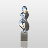 PREMIER Contemporary Stainless Steel Sculpture Modern Abstract Spiral Sculpture for Indoor & Outdoor Spaces PSSS-059-Stainless Steel Sculpture-PREMIER SCULPTURE