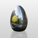 PREMIER Modern Egg Shape Sculpture Outdoor Stainless Steel Sculpture for Villa residence PSSS-114-Stainless Steel Sculpture-PREMIER SCULPTURE