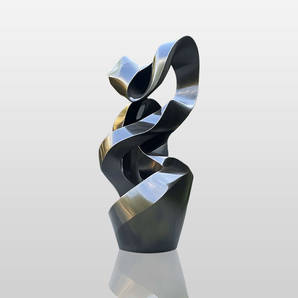 Modern Art Sculpture Stainless Steel Yard Decor 