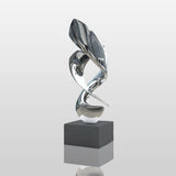 PREMIER Art Sculpture Twisting Design Modern Stainless Steel Sculpture PSSS-051-Stainless Steel Sculpture-PREMIER SCULPTURE