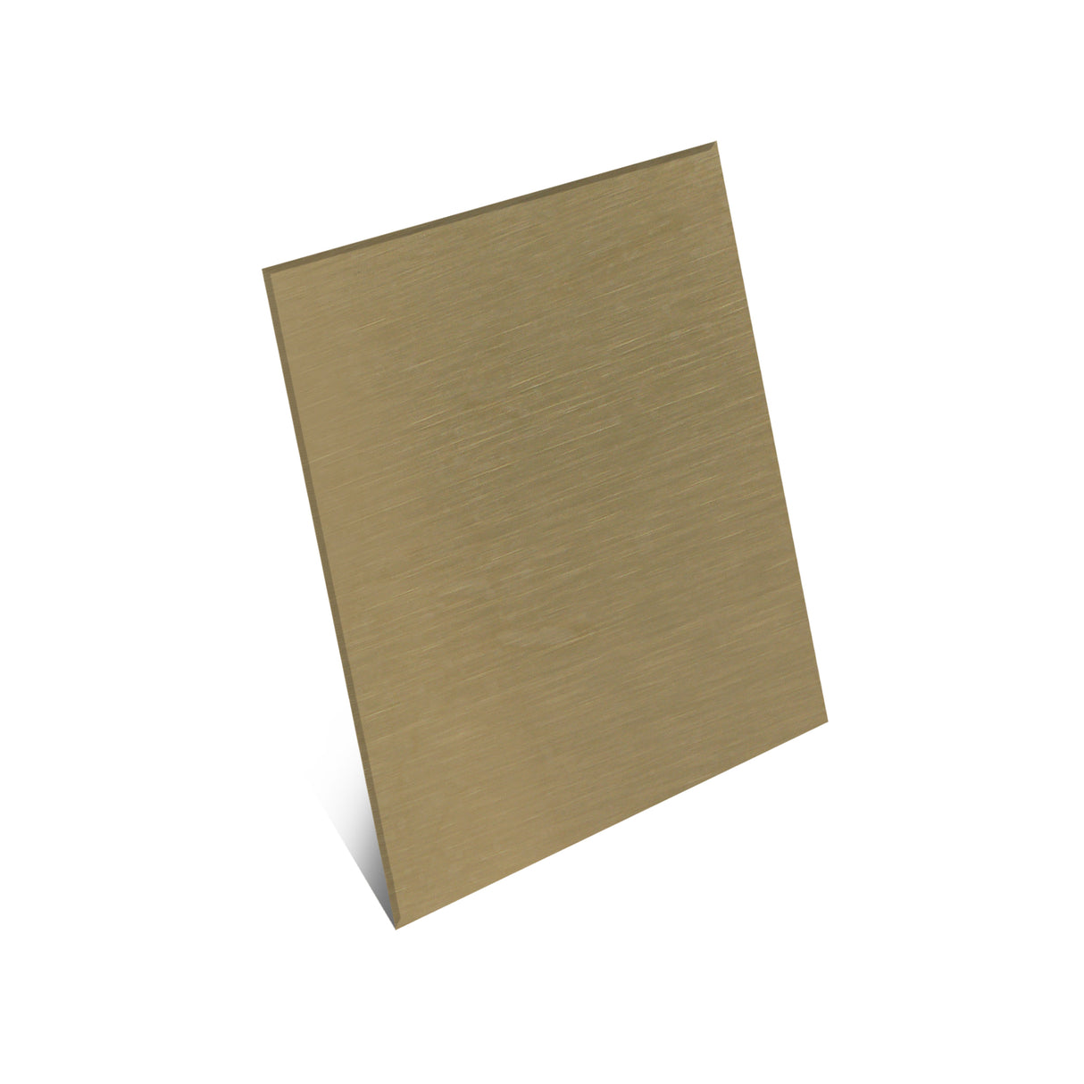 Stainless Steel Samples-Brushed Titanium Gold