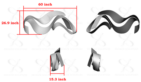 PREMIER Custom Outdoor Sculpture PSSS-050 —Custom Link for Lucy Mitchell