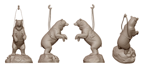 PREMIER Majestic Bronze Bear Sculpture PSB-115——50% Deposit payment for Conejo Valley Unified School District
