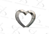 PREMIER Polished Mirror Stainless Steel Heart Sculpture for Romantic Garden PSSS-089—Custom Link for Zane Pace