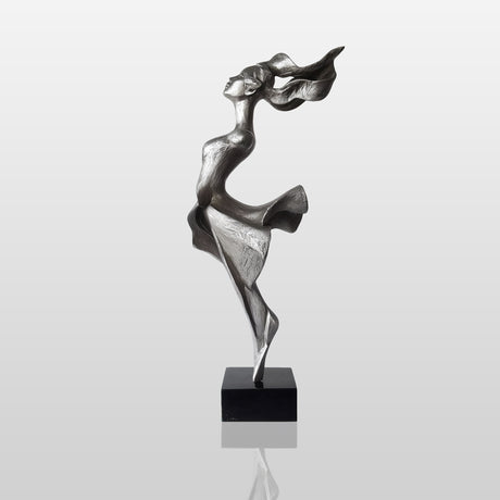 PREMIER Modern Abstract Dancing Woman Sculpture with Bronze Material for Contemporary Art Decoration PSB-094
