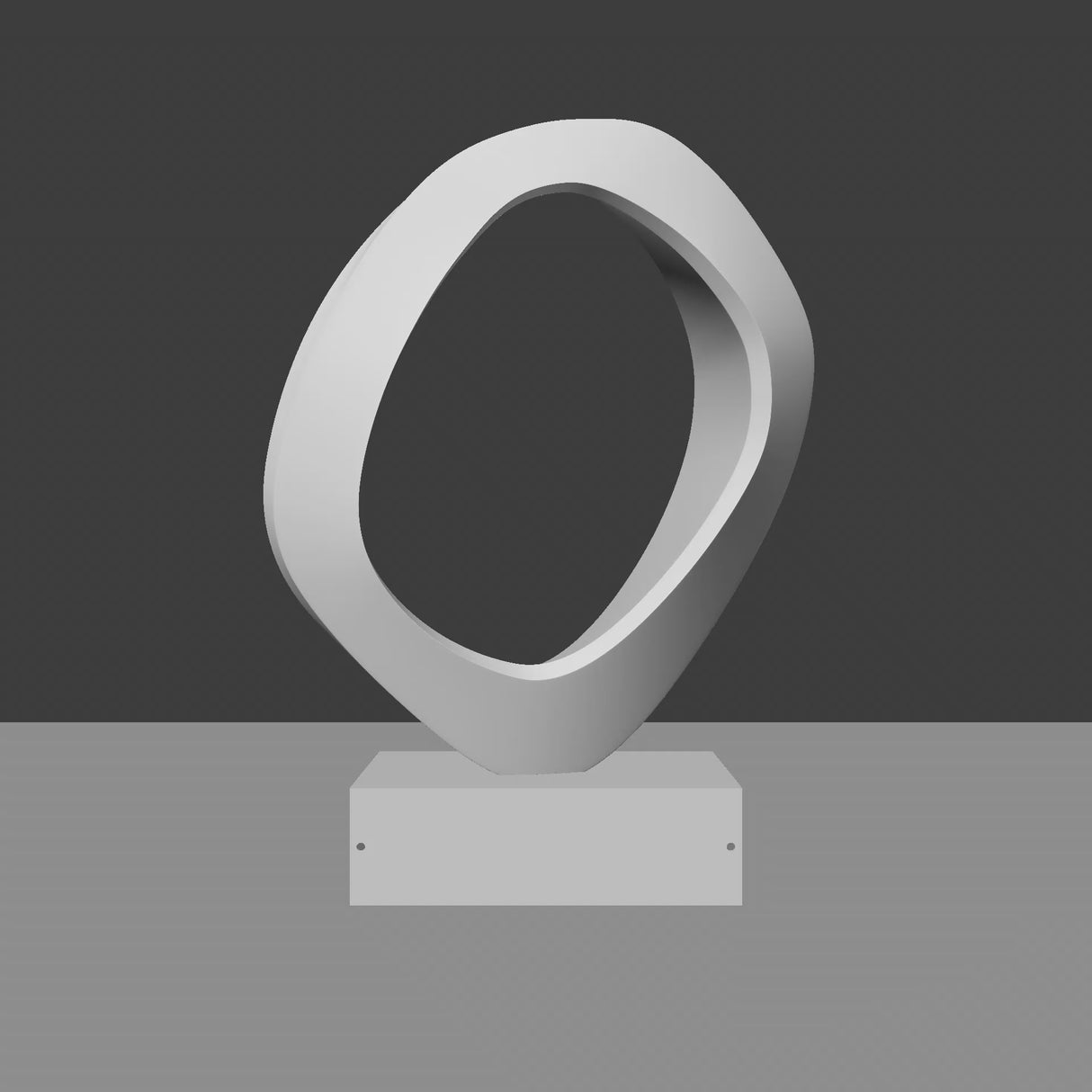 PREMIER Modern Ring Garden Sculpture PSLSS-021 with S2-2 Base-Custom Link for Tina DeBernardi