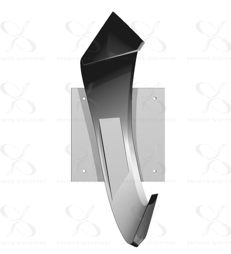 PREMIER Modern Ring Garden Sculpture PSLSS-021 With Troth—Custom Link for Jordan Martin